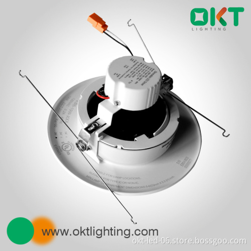 Bill 6inch 10w 19w recessed retrofit led eyeball light with UL ES